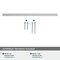Amerock Monument 8-13/16 in 224 mm Center-to-Center Polished Nickel Cabinet Pull BP36909PN - alternate 4
