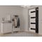 Vdomdoors Front Exterior Prehung Steel Door Ronex0131 Grey 96 Sidelight and Transom Window Sidelite Entry RONEX0131EXD-GRE-W36+12xH96+16-RH-I - alternate 6