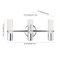 Jonathan Y Bolha 18 in. 3-Light Minimalist Modern Bubble Acrylic/Iron Integrated LED Vanity Light, Chrome JYL7224A - alternate 12