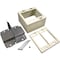 Legrand Device Box, Gang Box Type, 2 Gangs, Steel V2444D-2A - alternate 1