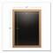Excello Global Products Chalkboard Sign, Black Surface, Brown Frame, 12 x 16 EGP-HD-0514-S - alternate 4