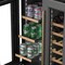 Koolmore Reserve 24 in. French Door Dual Zone Panel Ready Under-Counter Cooler with Wooden Shelves KM-CWB24-WPR - alternate 8