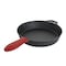 Megachef Pre-Seasoned Cast Iron 6 Piece Set with Red Silicone Holders MCCI-570 - alternate 8