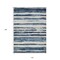 Homeroots 10' X 14' Denim Blue And Gray Striped Washable Indoor Outdoor Area Rug 605902 - alternate 9