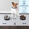 Petmaker Set of 2 Stainless Steel Dog Bowls 32oz Double Wall Insulated Non Slip Metal for Small-Medium Pets PET6425 - alternate 7