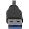 Startech.Com 0.5m 20in Slim Micro USB 3.0 Cable - M/M USB3AU50CMRS - alternate 2