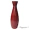 Uniquewise Decorative 24-inch Tall Red Bamboo Floor Vase for Modern Home, Office, Living Room, Bedroom QI004757 - alternate 1