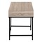 Homeroots 47" Taupe and Black Wood and Metal H-Shape Computer Desk With Two Drawers 489875 - alternate 9