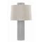 Hudson Valley Lighting Manchester 16 in. Table Lamp Aged Brass/Ceramic Shell Grey L4028-AGB/CSH - alternate 7