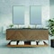 James Martin Vanities Marcello 72'' D Vanity, Chestnut w/ Parisien Bleu Top w/FreePower Wireless Charger D200-V72-CSN-FPBL - alternate 9