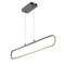 Jonathan Y Ned 39" Dimmable Adjustable Integrated LED Metal Linear Pendant, Chrome JYL7021A - alternate 11
