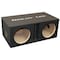 Deejay Led Double 10-in Center Port Vented Round Empty Car Bass Speaker Box BASS10DUALVENTED - alternate 5