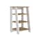 Homeroots 17" Oak And White Wood Freestanding Bathroom Vanity 478199 - alternate 4