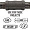 B & K STZ Industries 4 in. MIP each X 2-1/2 in. D FIP Black Malleable Iron Hex Bushing 350B-4212 - alternate 4