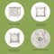 Pure Garden Lattice Design Outdoor Planter Box 15.5" Square 16.5" Tall White Decorative Plant Pots, 2PK 50-LG1359-2 - alternate 7