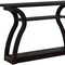 Homeroots 47" Espresso Floor Shelf Console Table With Storage 332813 - alternate 5
