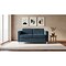 Office Star Products Pacific Love Seat, Navy PAC52-S76 - alternate 6