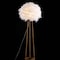 Jonathan Y Stork 52" Feather Metal LED Floor Lamp, White/Gold JYL9052A - alternate 9