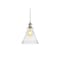 Jonathan Y Goldwater 7.5 in. Adjustable Drop Metal/Glass LED Pendant, Chrome JYL3514B - alternate 1