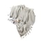 Homeroots 50" X 60" Gray Woven Cotton Herringbone Throw Blanket with Fringe 516492 - alternate 6