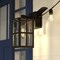 Vaxcel Maywood Outdoor Black Dusk to Dawn Wall Sconce with GFCI Outlet and Clear Glass Shade T0799 - alternate 6