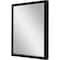 Homeroots 38" Black Solid Wood Framed Accent Mirror 632821 - alternate 4