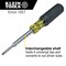 Klein Tools Multi-Bit Screwdriver, 1/4 in, 5/16 in Drive Size, Phillips, Slotted Style, 4-Piece 32559 - alternate 9