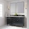 James Martin Vanities Brittany 60" Double Vanity, Black Onyx, w/ 3 CM Siberian Silestone Top w/FreePower Wireless Charger 650-V60D-BKO-FSFR - alternate 6