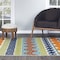 World Rug Gallery Contemporary Boho Indoor/Outdoor Area Rug 8 ft Round Multi 5559MULTI8RND - alternate 4