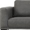 Homeroots 87" Dark Gray Sofa With Black Legs 480930 - alternate 6