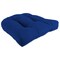 Jordan Mfg Blue Polyester Wicker Seat Cushion 4 in. H X 19 in. W X 19 in. L 9916-5316B - alternate 1