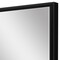 Homeroots 30" Black Solid Wood Framed Accent Mirror 632820 - alternate 5