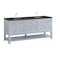 James Martin Vanities Breckenridge 72" Double Vanity, Serenity Blue, w/ 3 CM Phantome Eclos Top 330-V72-SRB-3PHT - alternate 8