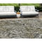Homeroots 8' X 10' Brown Beige And Tan Abstract Washable Indoor Outdoor Area Rug 588453 - alternate 1