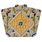 Homeroots 12" X 12" Yellow Blue Provence Peel and Stick Removable Tiles 555959 - alternate 7