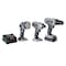 Pro-Series 5 Piece Combo Kit with Light - 3/8 inch Drill and 1/4 inch Impact Driver Set LITDDKIT20 - alternate 1