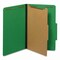 Pendaflex Pressboard Top Tab Folders, 2/5-Cut Tab, Exp 1.75", 1 Divider, 4 Fasteners, Legal, Dark Green, 10PK 28733P - alternate 1