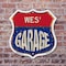 Signmission Wes's Garage, 18 inch X 18 inch, Plastic Sign, 2PK SHI-P-2PACK-18-383-WES - alternate 5