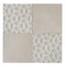 Apollo Tile Citadel 13x13 Soft Beige Terracotta Porcelain Lattice Wall Tile (9.57 sq ft/case), 8PK ALZLATSND1313 - alternate 4