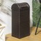 Happimess Darla 14.27-Gallon All-Weather Wicker/Metal Swing Top Hideaway Outdoor Trash Can, Brown HPM1201A - alternate 1