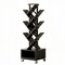 Homeroots 48" Black Wood Sixteen Tier Etagere Bookcase 717458 - alternate 5