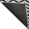 Homeroots 8' X 10' Black And Ivory Chevron Washable Indoor Outdoor Area Rug 595298 - alternate 7
