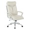 Office Star Products FL Series Executive Faux Leather High Back Chair, Cream FL90071C-u28 - alternate 1
