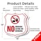 Signmission No Smoking Shield Sign No Smoking Eating, 18 inch X 18 inch, Plastic Sign, 2PK SHI-P-2PACK-18-400 - alternate 6