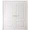 Sartodoors Interior Double Doors 72 x 84 inches, BASIC 9422 White, Wood Interior Solid Panel Frame, Closet B BASIC9422DD-SKIN-7284 - alternate 1