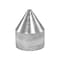 Midwest Air Technologies YardGard Silver Aluminum Chain Link Bullet Cap 1 pk 662800 - alternate 1