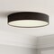 Afx Ashland LED Flush Mount - 19in Dia. - Black Linen ALDF19LAJUDBK - alternate 3