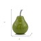 Homeroots 11" Green Buffed Aluminum Pear Sculpture 354601 - alternate 5