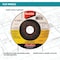 Makita INOX Flex Grinding Wheel, 36 Grit, Type 27, 4-1/2inDia x 5/32in x 7/8in Cntr HoleDia-25/Pk A-97411-25 - alternate 9