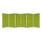 Homeroots 71" Green Iron Folding Six Panel Screen Room Divider 370382 - alternate 1